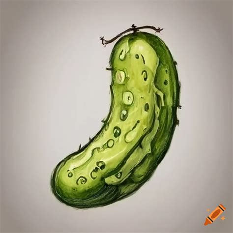 An image of a perfect pickle on Craiyon