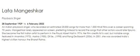 BAFTA pays homage to Lata Mangeshkar in memoriam segment; fans get ...