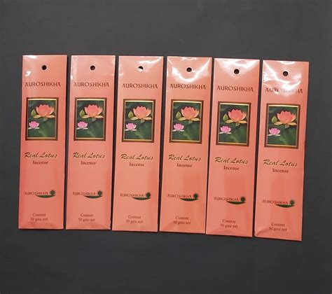Auroshikha Real Lotus Incense Sticks - Set of 6 : Amazon.in: Home & Kitchen