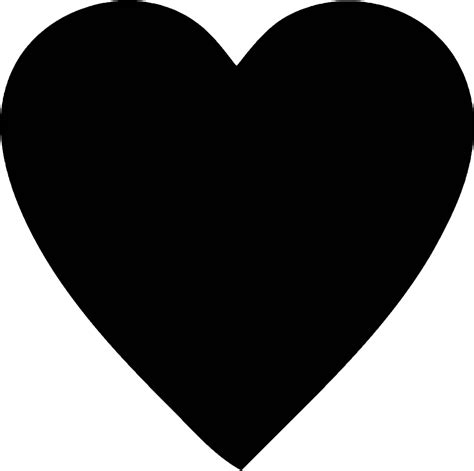 Download Transparent Black Hearts Tumblr - Black Heart - Full Size PNG ...
