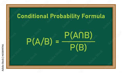 Image result for Conditional Probability Formula