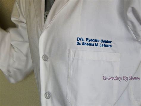 Professional Lab Coats Medical Lab Coats Personalized With Business and Name, Title - Etsy | Lab ...
