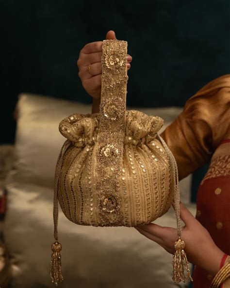 Bridal Purse Collection: Clutch, Handbag & Potli Bags for Weddings
