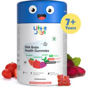 Little Joys DHA Brain Health Gummies (7-12 years) | Improves Sleep ...
