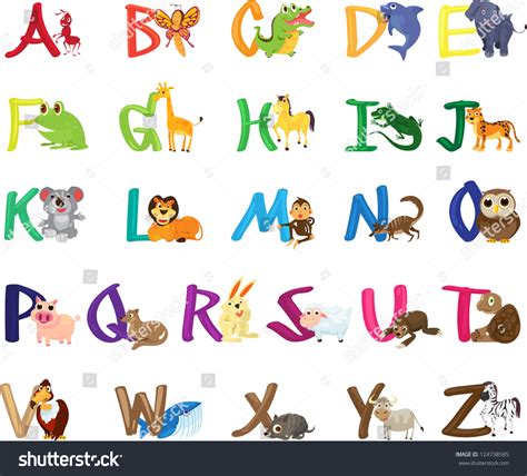 Image result for ABC Animals Chart
