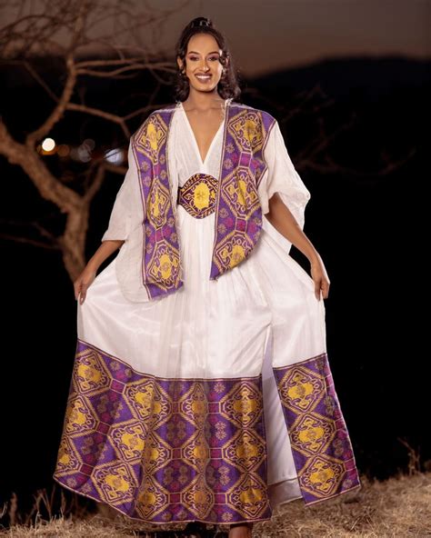 Ethiopian and eritrean traditional habeshan dress ethiopian traditional ...