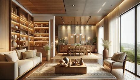 Traditional Vintage Oasis with Organic Materials and Clean Textures