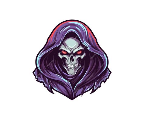 Premium Vector | Captivating grim reaper logo sporta and esport teams ...