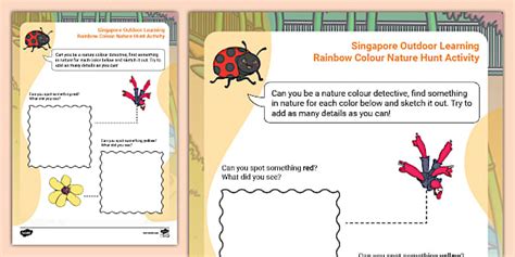 Singapore Outdoor Learning Activity Sheet