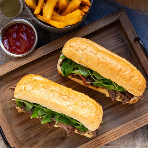 Steak & Arugula Hoagie • Turano Baking Co