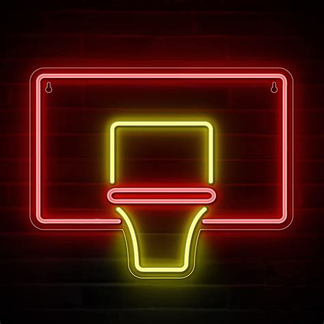 Amazon.com: Basketball Hoop Neon Sign for Room Decor Bedroom Wall ...