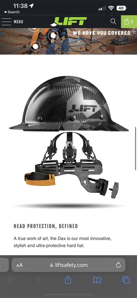 Lift Safety Hard Hat DAX Cap Style Safety Hard Hat, New & Improved 6