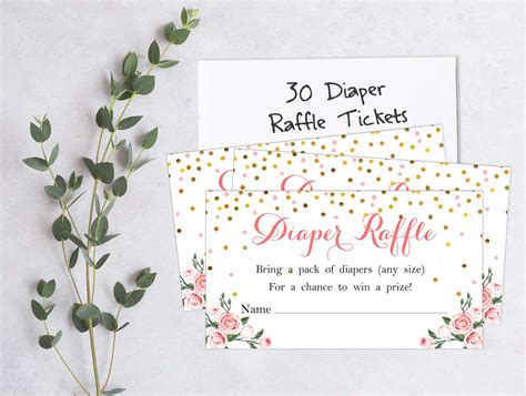 Diaper Raffle Wording