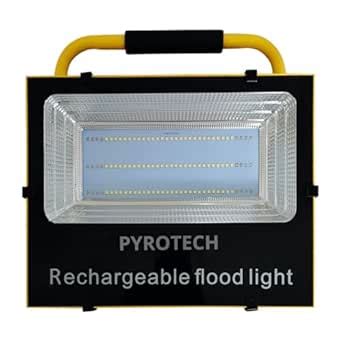 Pyrotech Industrial Grade 50W LED Rechargeable Portable Floodlight ...