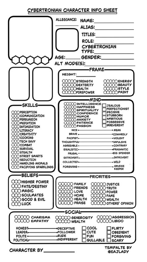 23 Character sheet templates ideas in 2025 | character sheet template ...