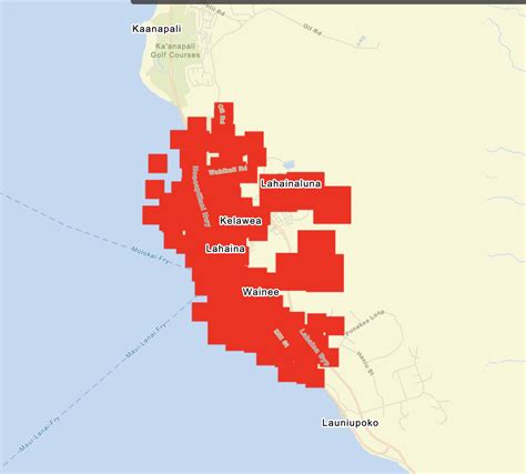 NASA Fire Map of Lahaina : r/maui