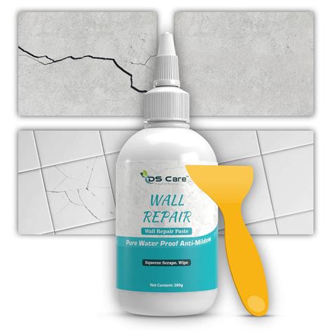 DS CARE Wall Repair Paste Tube - Paint Wall Putty Crack Repair for ...