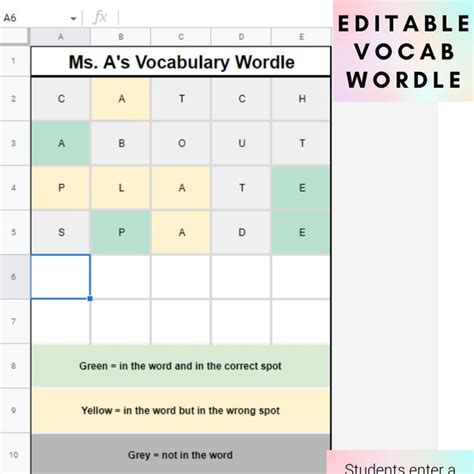 Image result for Wordle Template