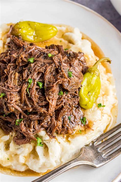 Slow Cooker Mississippi Pot Roast Recipe - Shugary Sweets