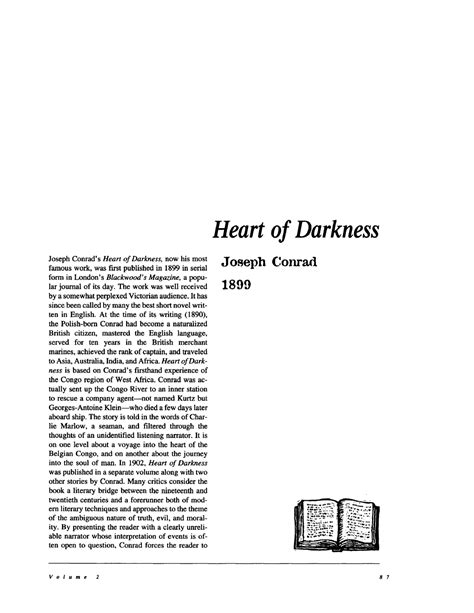Comprehensive heart of darkness pdf - JosephConrad'sHeartofDarkness ...