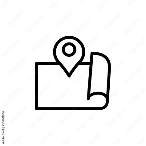 3D Map Pin with Line Icon 的图像结果