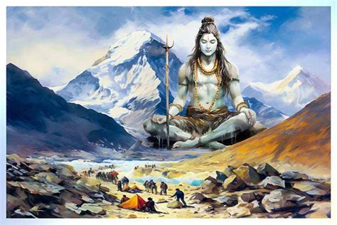 mahakal mahadev bholentah lord shiva painting on canvas