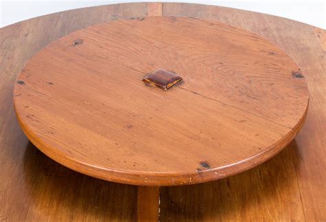 Lot 135: Southern Round Lazy Susan Table | Case Auctions