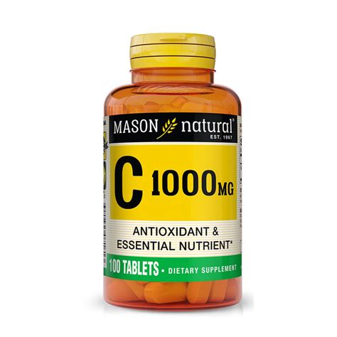 Vitamina C 1.000 mg 100 Tab – Right Nutrition