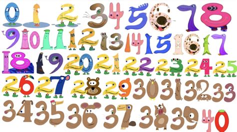 Image result for Abstract Count Number Creatures
