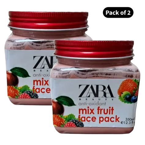 Zara Beauty Mix Fruit Face Pack (350ml)(Pack of 2) – KartWalk