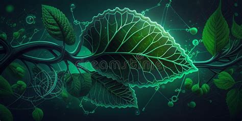 Science, Biology Laboratory Nature Concept. Plants with Biochemistry ...