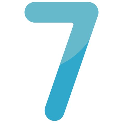 Number 7 - Free education icons