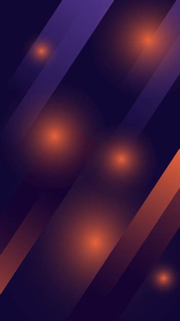 Phone background with blurred lights | Free Vector