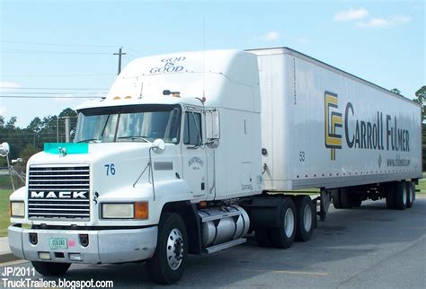 TRUCK TRAILER Transport Express Freight Logistic Diesel Mack Peterbilt Kenworth Volvo ...