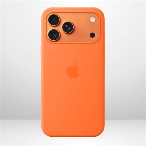 OG Silicone MagSafe Case for iPhone 17 series (Orange) – Cases N Straps