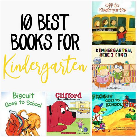 10 Best Back to School Books for Kindergarten - Our Piece of Earth