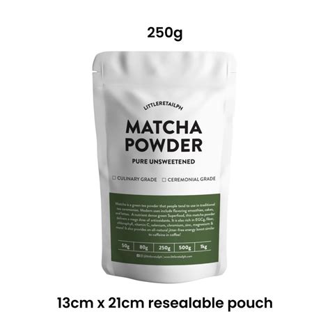 Pure Unsweetened Matcha Powder – Little Retail PH