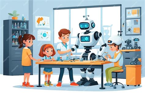 Alien Robot Lab Cartoon 的图像结果