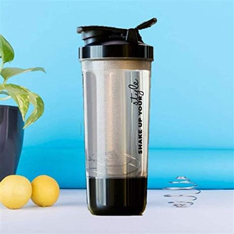 Xmart India Leak Proof BPA Free Material 600ml Protein Shaker Bottle ...