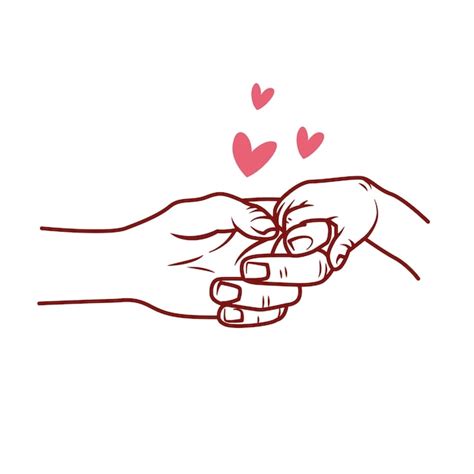 Hand von Mutter und Kind | Premium Vektor