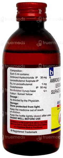 Ambrohist Ls Syrup 100ml: Uses, Side Effects, Price & Substitutes