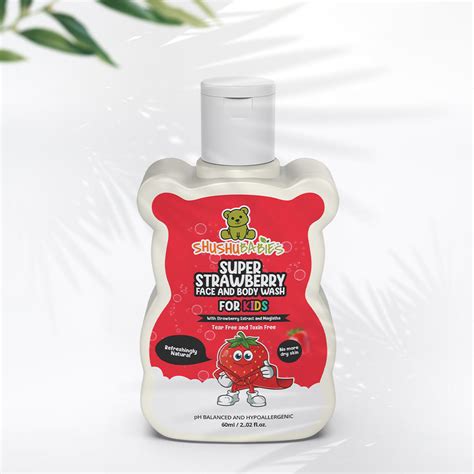ShuShu Babies Super Strawberry Face and Body Wash for Kids: Fun and ...