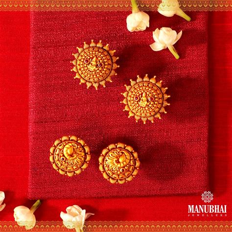 Buy Gold Earring for Girls & Women Online India - Manubhai Jewellers