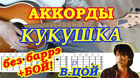 Кукушка ♪ Аккорды и Бой ♪ Виктор Цой Кино ♫ Разбор песни на гитаре 🎸 ...