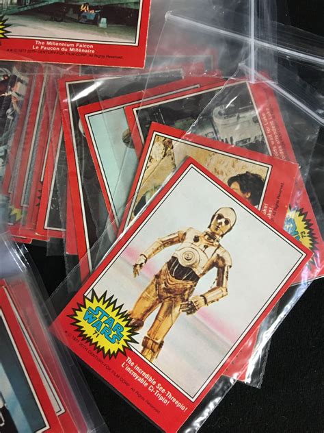 1977 STAR WARS TRADING CARDS LOT