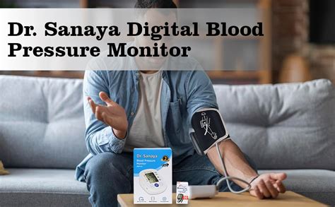 Dr. Sanaya Digital Blood Pressure Monitor RBP01 with C-Type USB Port ...