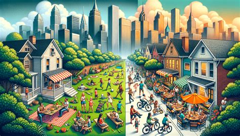 Urban vs Suburban Living: 5 Key USA Lifestyle Trends - iViewUSA | USA