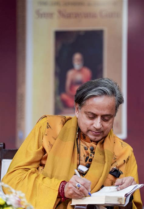 V-P Radhakrishnan releases Tharoor's book on Sree Narayan Guru, calls ...