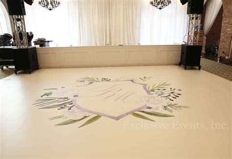 Old Warson Monogram Dance Floor | Exclusive Events Inc