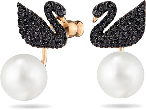 Swarovski Iconic Swan pendant, Swan, Medium, Black, India | Ubuy